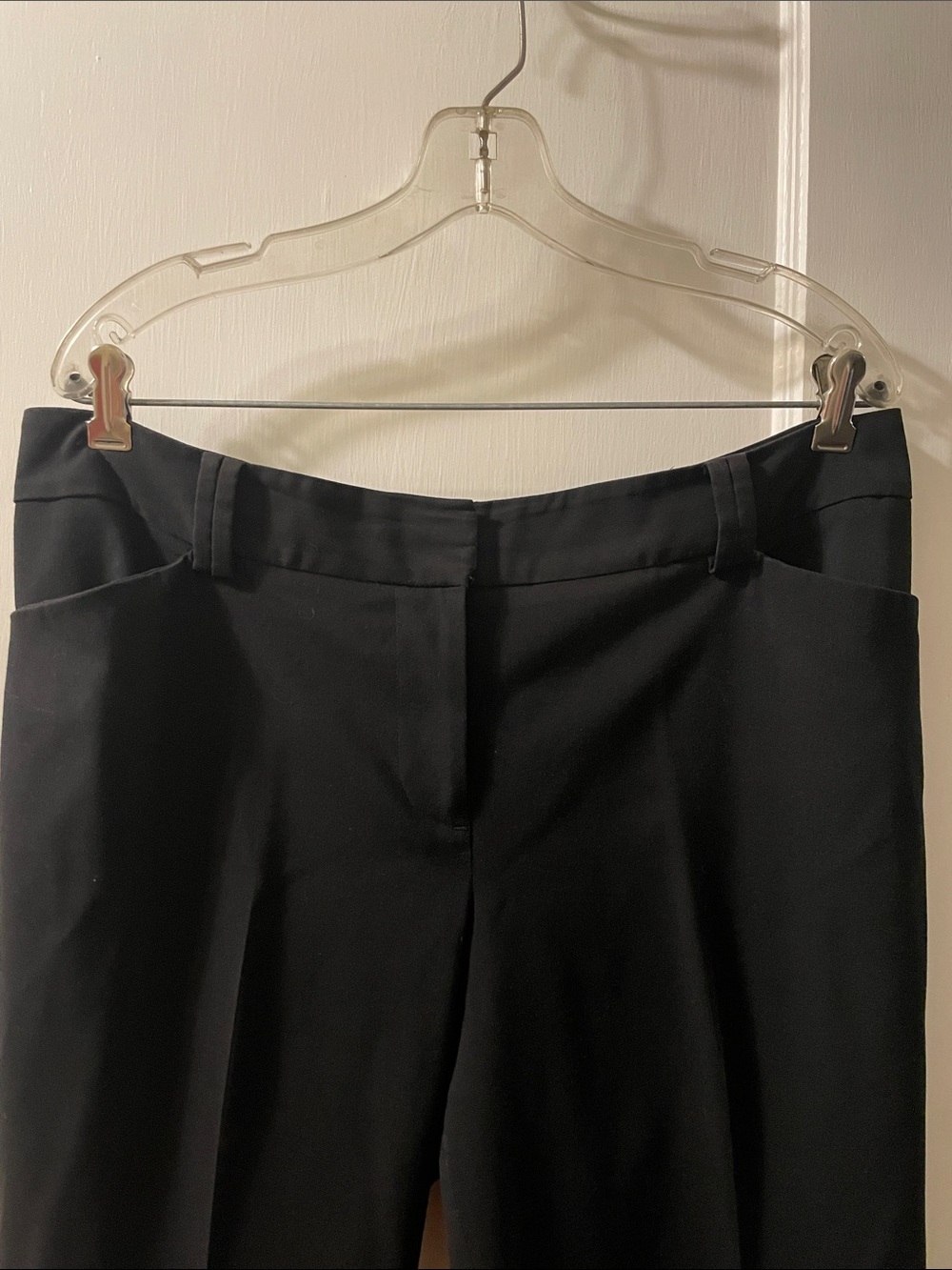 Ann Taylor Black Curvy Straight-Leg Dress Pants - Picture 2 of 5